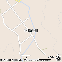徳島県阿南市椿町平松西側周辺の地図