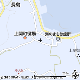 山口県熊毛郡上関町長島521周辺の地図