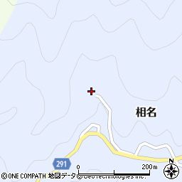 徳島県那賀郡那賀町相名のそき石周辺の地図