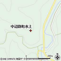和歌山県田辺市中辺路町水上周辺の地図