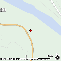 徳島県那賀郡那賀町朝生川西336周辺の地図