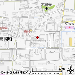愛媛県松山市高岡町265-6周辺の地図