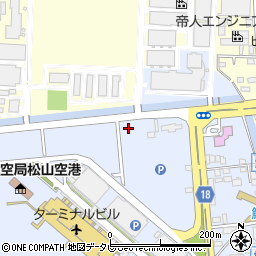 株式会社フジ・レンタリース　オリックスレンタカー松山空港店周辺の地図