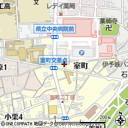 愛媛県松山市室町67周辺の地図