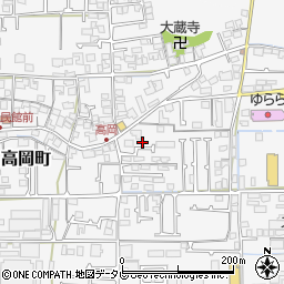 愛媛県松山市高岡町265-10周辺の地図