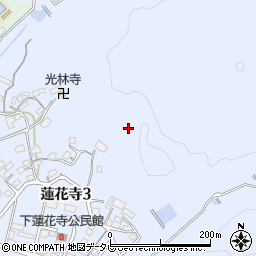 福岡県中間市下蓮花寺周辺の地図