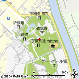 福岡県宗像市田島102周辺の地図
