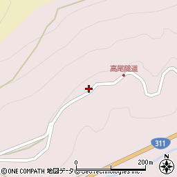 和歌山県田辺市中辺路町野中272周辺の地図