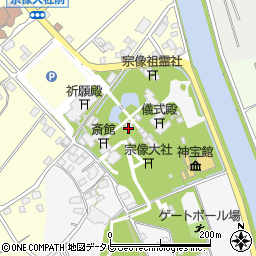 福岡県宗像市田島2331周辺の地図
