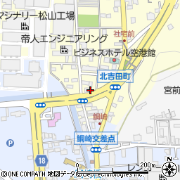 愛媛県松山市北吉田町1005周辺の地図