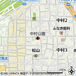 中村公園周辺の地図