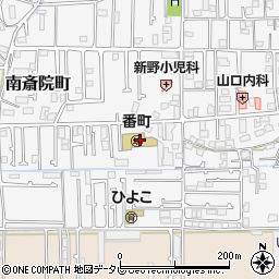 番町周辺の地図