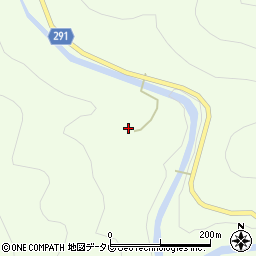 徳島県那賀郡那賀町西納西地周辺の地図