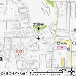 愛媛県松山市高岡町227-10周辺の地図