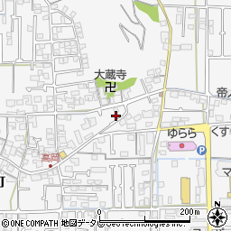 愛媛県松山市高岡町227-11周辺の地図