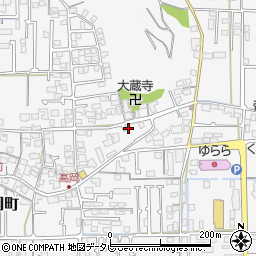 愛媛県松山市高岡町227-6周辺の地図