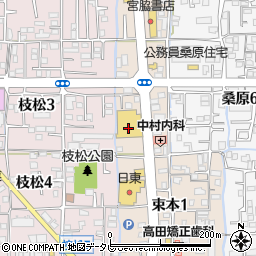 愛媛銀行コープ束本 ＡＴＭ周辺の地図