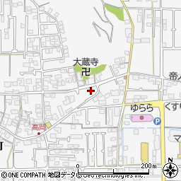 愛媛県松山市高岡町227-8周辺の地図