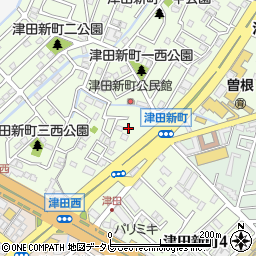 津田屋官兵衛周辺の地図