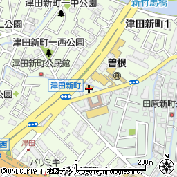 ファミリーマート小倉田原新町店周辺の地図