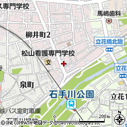 楽々社周辺の地図
