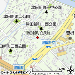 福岡県北九州市小倉南区津田新町周辺の地図