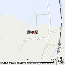 徳島県阿南市福井町動々原周辺の地図