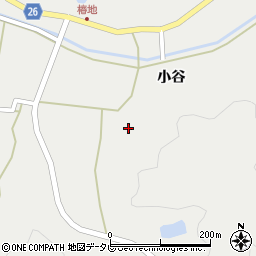 徳島県阿南市福井町小谷周辺の地図