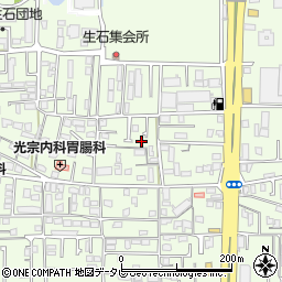 愛媛県松山市生石町周辺の地図