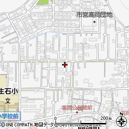 愛媛県松山市高岡町周辺の地図