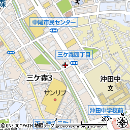 日本生命保険中間営業部周辺の地図