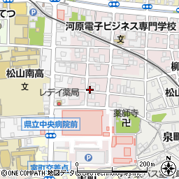 愛媛県松山市春日町周辺の地図