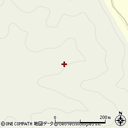 徳島県那賀郡那賀町百合谷周辺の地図