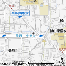 愛媛銀行松末支店周辺の地図
