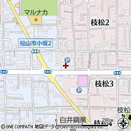 ベルモニー会館枝松周辺の地図