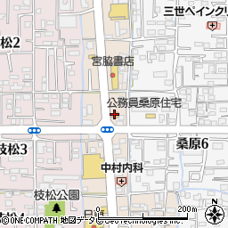 モスバーガー松山東環状店周辺の地図
