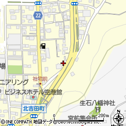 愛媛県松山市北吉田町205周辺の地図