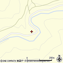 高知県長岡郡大豊町立川下名607周辺の地図