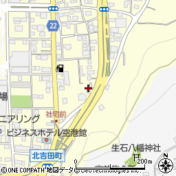 愛媛県松山市北吉田町205-7周辺の地図