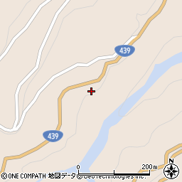 徳島県三好市東祖谷樫尾78-2周辺の地図