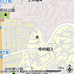 ヴァン・ティ・アン中の原Ａ棟周辺の地図