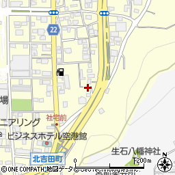 愛媛県松山市北吉田町205-6周辺の地図