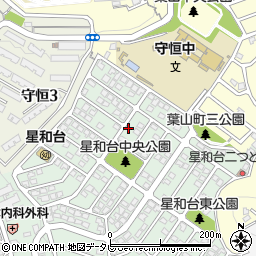 〒802-0973 福岡県北九州市小倉南区星和台の地図
