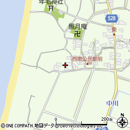 福岡県福津市勝浦976周辺の地図