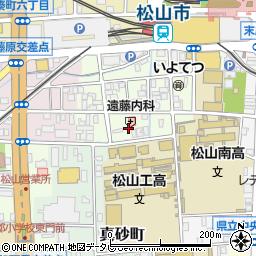 愛媛県松山市永代町3周辺の地図