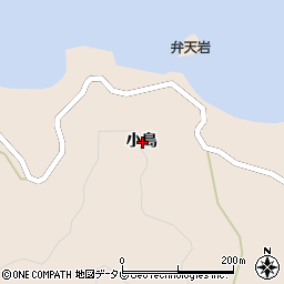 徳島県阿南市椿町小島周辺の地図