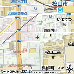 松山市電設業協会周辺の地図