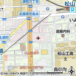 愛媛県松山市北藤原町1周辺の地図