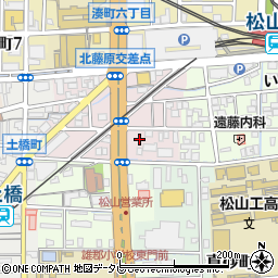 愛媛県松山市北藤原町1-11周辺の地図