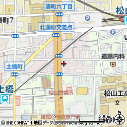愛媛県松山市北藤原町1-10周辺の地図